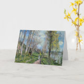 Alfred Sisley - Banks of the Seine at by Kaart (Gele Bloem)