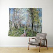 Alfred Sisley - Banks of the Seine at by Wandkleed (In Situ (horizontaal))