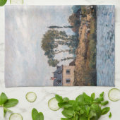 Alfred Sisley - Boats bij de sluis van Bougival Theedoek (Gevouwen)