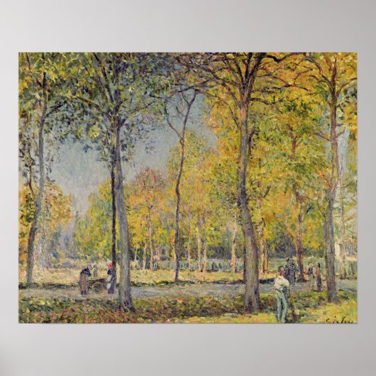 Alfred Sisley | Bois de Boulogne Poster (Voorkant)