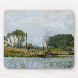 Alfred Sisley   Boten aan het slot te Bougival Muismat