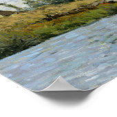 Alfred Sisley | Boten aan het slot te Bougival Poster (Hoek)