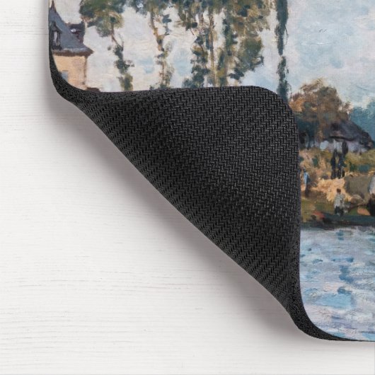 Alfred Sisley - Botens aan de sluis bij Bougival Muismat (Hoek)