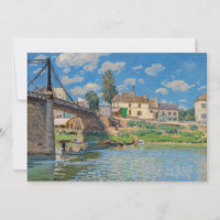 Alfred Sisley - Brug bij Villeneuve-la-Garenne