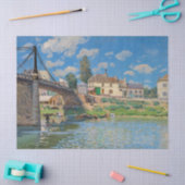 Alfred Sisley - Brug bij Villeneuve-la-Garenne Tissuepapier (Craft)