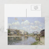 Alfred Sisley | Canal Saint-Martin, Parijs Briefkaart (Voorkant / Achterkant)