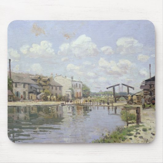 Alfred Sisley | Canal Saint-Martin, Parijs Muismat (Voorkant)
