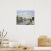 Alfred Sisley | Canal Saint-Martin, Parijs Poster (Keuken)