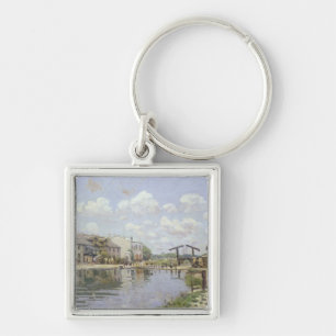 Alfred Sisley   Canal Saint-Martin, Parijs Sleutelhanger