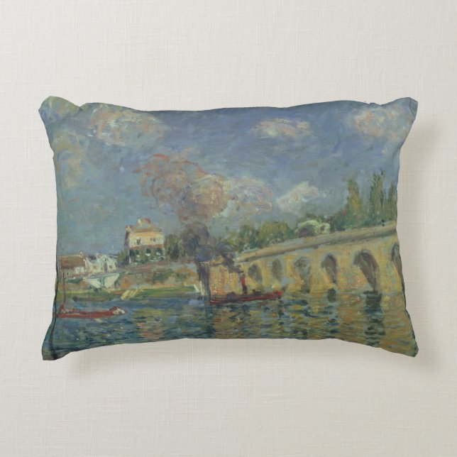 Alfred Sisley | De brug Accent Kussen (Voorkant)