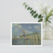 Alfred Sisley | De brug Briefkaart (Staand voorkant)