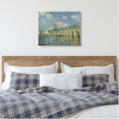 Alfred Sisley | De brug Canvas Afdruk (Insitu (Slaapkamer))