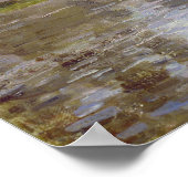 Alfred Sisley | De brug in Moret-sur-Loing Poster (Hoek)