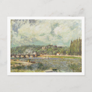 Alfred Sisley De brug in Sevres Briefkaart