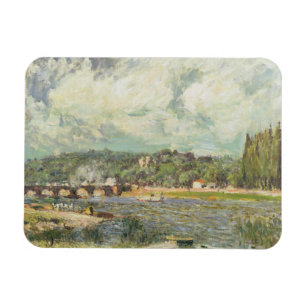 Alfred Sisley De brug in Sevres Magneet
