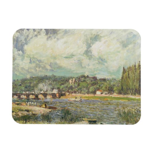 Alfred Sisley | De brug in Sevres Magneet (Horizontaal)