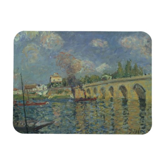 Alfred Sisley | De brug Magneet (Horizontaal)