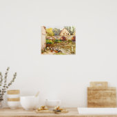 Alfred Sisley - De jurken van Moret Poster (Keuken)