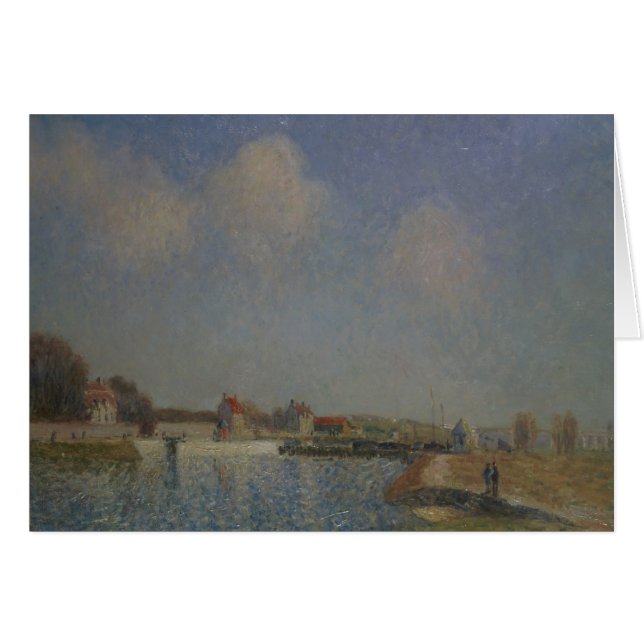 Alfred Sisley | De Loing in Saint-Mammes (Voorkant Horizontaal)