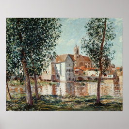 Alfred Sisley | De Loing te Moret Poster