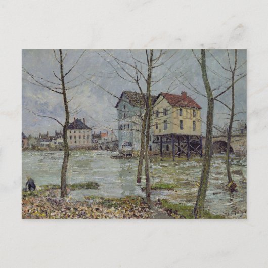 Alfred Sisley | De Mills at Moret-sur-Loing Briefkaart (Voorkant)