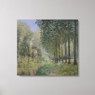 Alfred Sisley   De rest van de stroom Canvas Afdruk