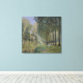 Alfred Sisley | De rest van de stroom Canvas Afdruk (Insitu (Houten vloer))