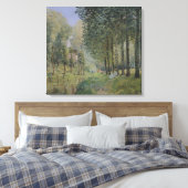 Alfred Sisley | De rest van de stroom Canvas Afdruk (Insitu (Slaapkamer))