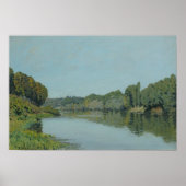 Alfred Sisley | De Seine te Bougival Poster (Voorkant)