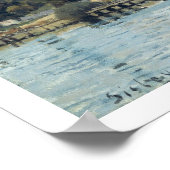 Alfred Sisley | De Seine te Bougival Poster (Hoek)