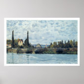 Alfred Sisley | De Seine te Bougival Poster (Voorkant)