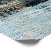 Alfred Sisley | De Seine te Bougival Poster (Hoek)