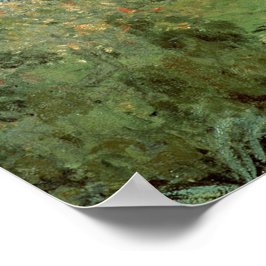 Alfred Sisley | De tuin van de familie Hoschede Poster (Hoek)