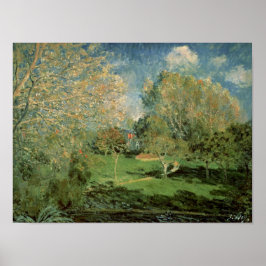 Alfred Sisley | De tuin van de familie Hoschede Poster