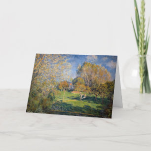 Alfred Sisley - De tuin van Hoschede, Montgeron Kaart