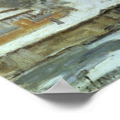 Alfred Sisley | De waterplaats in Marly-le-Roi Poster (Hoek)