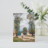 Alfred Sisley - De weg naar Versailles Briefkaart (Staand voorkant)