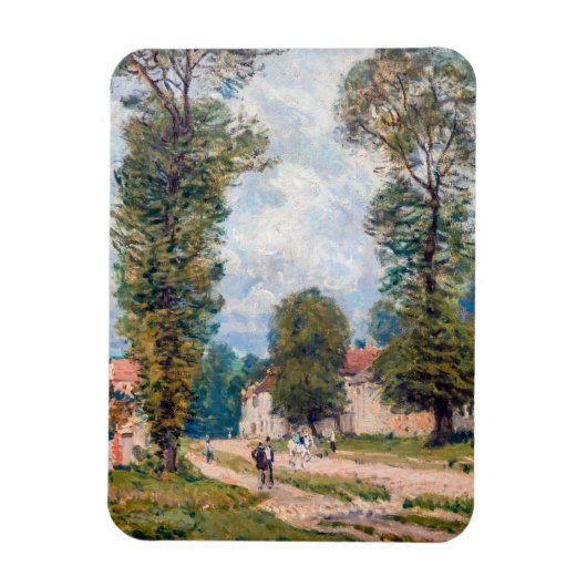 Alfred Sisley - De weg naar Versailles Magneet (Verticaal)