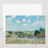 Alfred Sisley - De weide Bedankkaart (Voorkant / Achterkant)