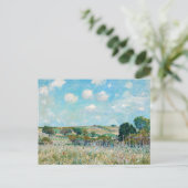 Alfred Sisley - De weide Briefkaart (Staand voorkant)