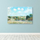 Alfred Sisley - De Weide Canvas Afdruk (Insitu (Houten vloer))