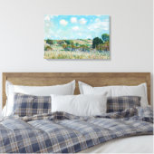 Alfred Sisley - De Weide Canvas Afdruk (Insitu (Slaapkamer))