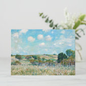 Alfred Sisley - De weide Kaart (Staand voorkant)