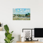 Alfred Sisley - De weide Poster (Thuiskantoor)