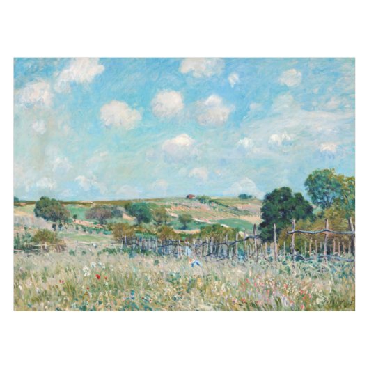 Alfred Sisley - De weide Tafelkleed (Voorkant (Horizontaal))