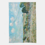 Alfred Sisley - De weide Theedoek (Verticaal)