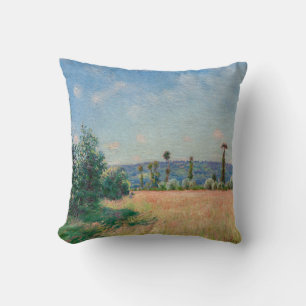 Alfred Sisley - De weiden van Sahurs in de ochtend Kussen