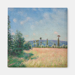 Alfred Sisley - De weiden van Sahurs in de ochtend Magneet