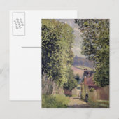 Alfred Sisley | Een weg in Louveciennes Briefkaart (Voorkant / Achterkant)