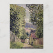 Alfred Sisley | Een weg in Louveciennes Briefkaart (Voorkant)